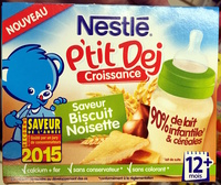 P'tit Dej Croissance saveur Biscuit Noisette