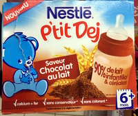 P'tit Déj Saveur Chocolat au Lait