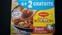 Coeur de bouillon boeuf et légumes