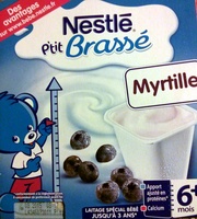 P'tit brassé - Laitage spécial bébé Myrtille