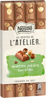 NESTLE L'ATELIER Lait Noisettes Entières Torréfiées 195g
