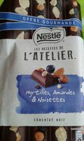 Les Recettes de l'Atelier - Chocolat Noir, Myrtilles, Amandes & Noisettes