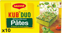 NESTLE MAGGI KUB Bouillon Duo Pâtes Basilic 105g - 10 tablettes