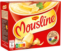 MOUSLINE Purée Nature Format Individuel (4x31,25g)