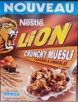 Lion crunchy muesli caramel & chocolat