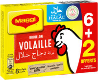 MAGGI Bouillon de Volaille Halal 6+2 tablettes, 80g