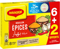 MAGGI Bouillon aux Epices Halal 6+2 tablettes