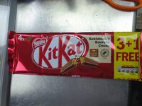 Kit Kat 4 Finger 3 Pack + 1 Free