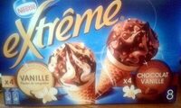 Extrême Cônes Vanille et Cônes Chocolat-Vanille