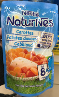 Naturnes carottes patates douces cabillaud