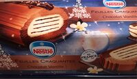 Bûche feuilles craquantes chocolat vanille 1 l