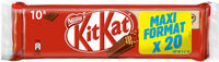 KITKAT 4 Finger Barre au chocolat au Lait, 41,5g en lot de 20, format promotionnel
