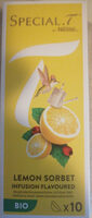 Boîte De 10 Capsules Spécial. t By Nestlé Lemon Sorbet