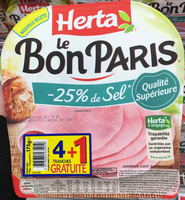 Le Bon Paris -25% de sel (4+1 gratuite)