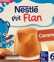 Desserts bébé 6 + mois, flan caramel
