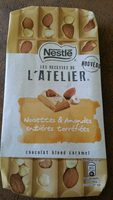 Les recettes de l'atelier - chocolat blond caramel - noisettes