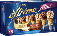 Mini cônes vanille nougatine & chocolat nougatine