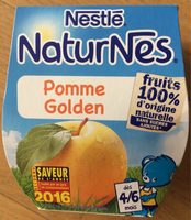Compote Pomme Golden Naturnes Nestlé 2 x 115G +