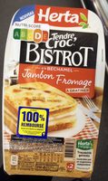 Tendre Croc' Bistrot à la béchamel Jambon Fromage à gratiner