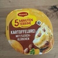 Kartoffelbrei mit Fleischklößchen