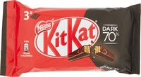 Kitkat dark wafer ricoperto di cioccolato fondente