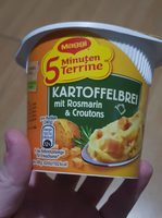 Kartoffelbrei Mit Rosmarin Und Croutons, 5 Minuten. ..