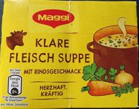Klare Fleischsuppe (mit Rindgeschmack)