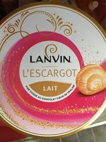 L'escargot lait boite metal