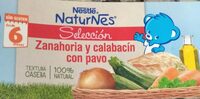 Naturnes Selección Zanahoria y calabacín con pavo