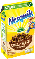 NESQUIK Céréales Petit Déjeuner Crunchy Mueslis
