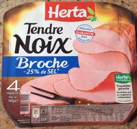 Tendre noix broche -25% sel