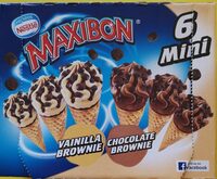 Maxibon - Vainilla brownie / chocolate brownie