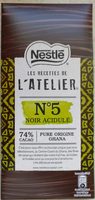 Les recettes de l'atelier - recette n°5 Noir Acidulé