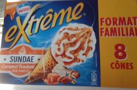 Glaces Sundae caramel fondant Extrême
