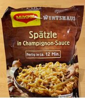 Spätzle mit Champignonsoße