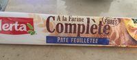 Pate feuilletee farine complete