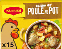 NESTLE MAGGI KUB Bouillon Poule au Pot 150g - 15 tablettes