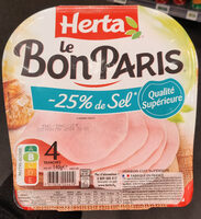 Le bon Paris -25% de sel