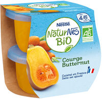 NESTLE NATURNES BIO CourgeButternut 2x130g -Dès 4/6mois