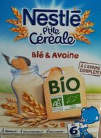 Nestlé P'tite Céréales Blé et Avoine