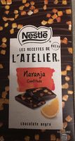 Les Recettes de l'Atelier, chocolate negro con naranja confitada