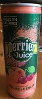 Perrier & Juice pêche & cerise