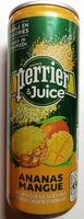 Eau gazeuse ananas mangue 250ml can