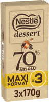 NESTLÉ DESSERT 70% Absolu 3x170g