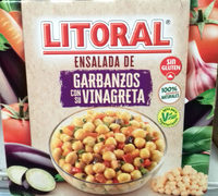 Ensalada de garbanzos con su vinagreta
