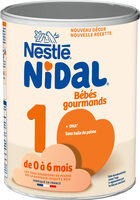 NESTLE NIDAL 1 Bébés Gourmands Lait inf 1er âge 800g dès la Naissance