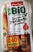 Saucisses de Strasbourg fumée BIO