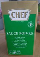 Sauce Poivre CHEF Brique de 1L