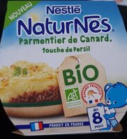 Parmentier de canard, touche de persil