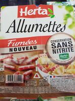 Allumettes fumées sans nitrite